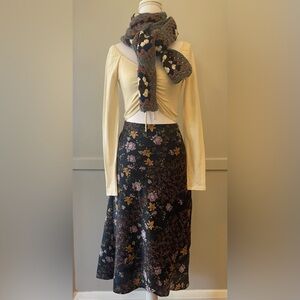 Vero Moda Whimsical Navy Skirt